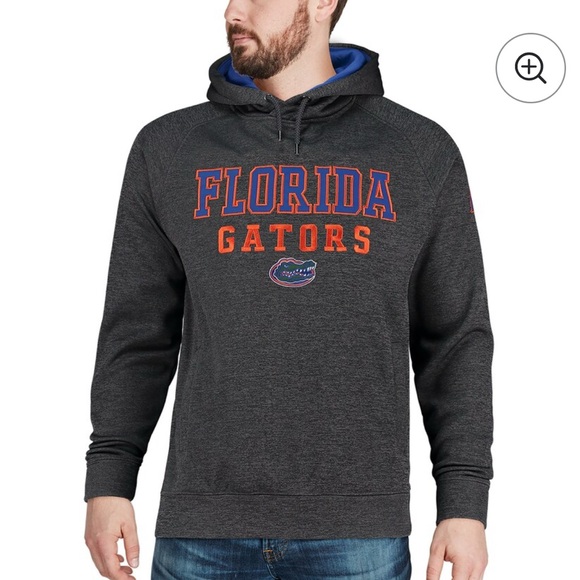Men's Charcoal Florida Gators Performance Pullover Hoodie XXL - Picture 1 of 9